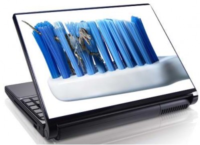 Laptopskin abstract 00250