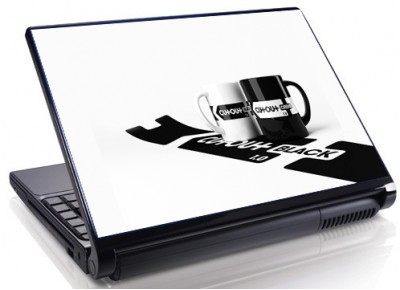 Laptopskin black-white 00049